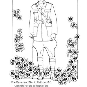 St Eanswythe Colouring Book - Individual Page - The Reverend Railton