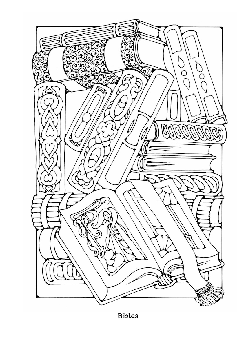 St Eanswythe Colouring Book - Individual Page - The Books