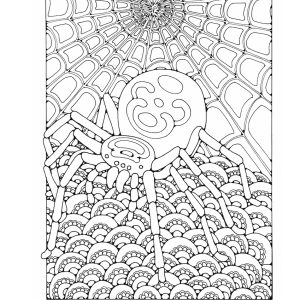 St Eanswythe Colouring Book - Individual Page - The Spider